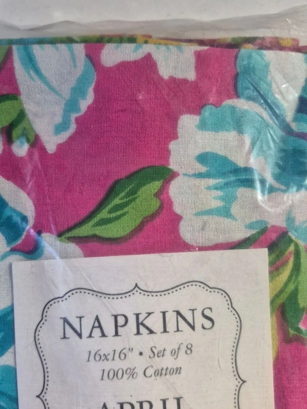 April Cornell Floral Napkins Set Of 8
